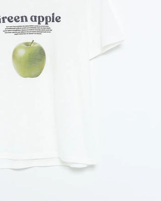 Apple print T-shirt