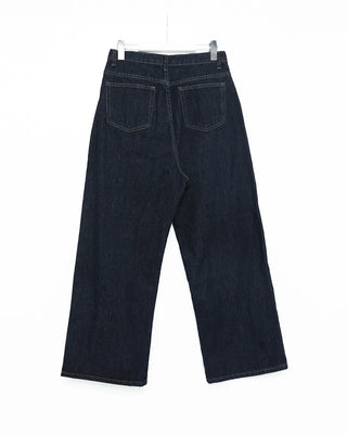 Wide denim pants