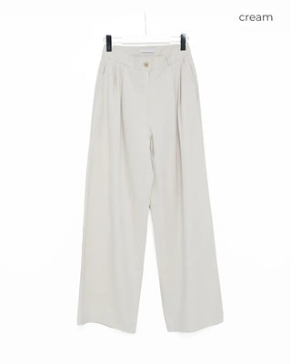 Pintuck slacks