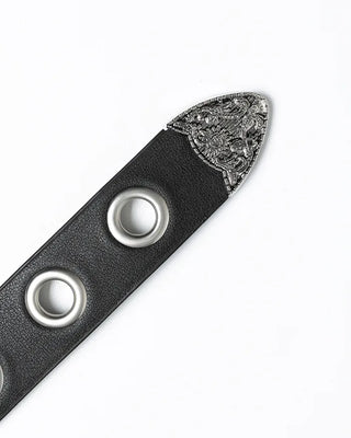 Big Eyelet Western Buckle Belt