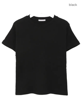 Cotton Basic Short-Sleeve T-Shirt