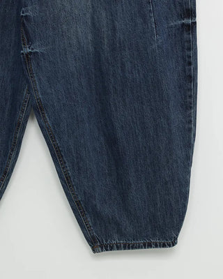 (Unisex) Washed Balloon Denim Pants