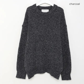 Melange Basic Round Knit
