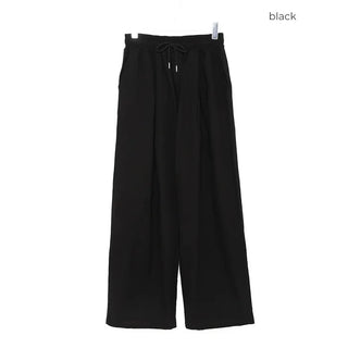 Cotton Tuck Banding Pants