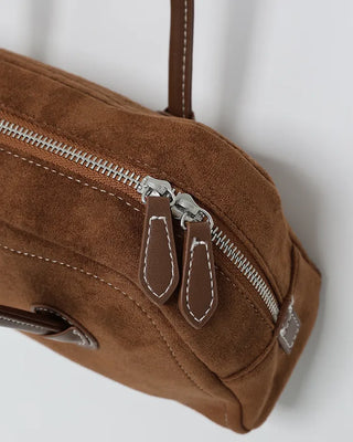 Suede Square Bag