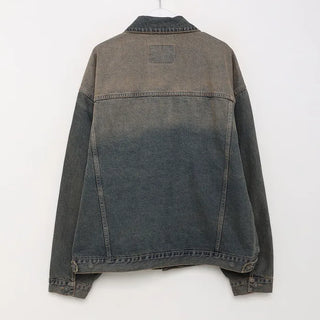 (Unisex) Vintage Washed Denim Jacket