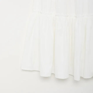 Tiered elastic skirt
