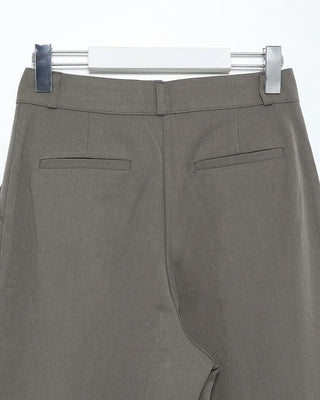 Two-pleat wide slacks