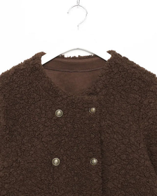 Boa Gold Button Point Round Jacket