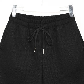 String knit shorts