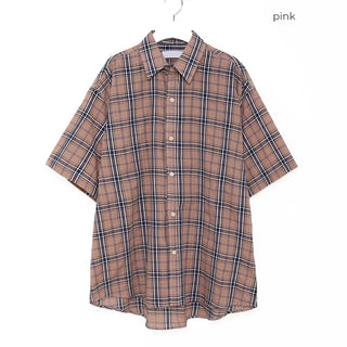 Bright check shirt