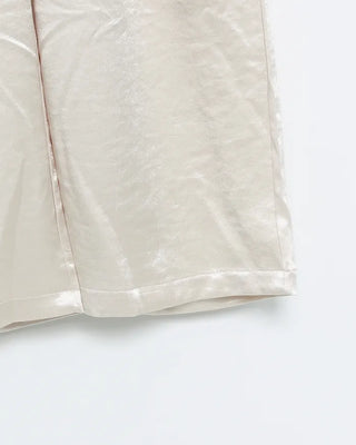 Satin Straight Easy Pants