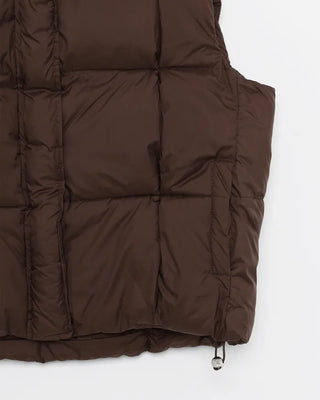 High-neck padded vest
