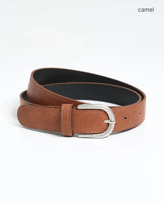Antique round buckle belt