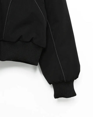 Raccoon fur hooded jacket