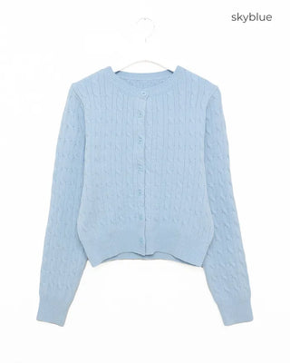Twisted Round Cardigan