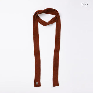 Layered knit scarf