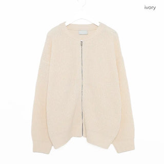 (unisex) Project Round Zip-Up Knit