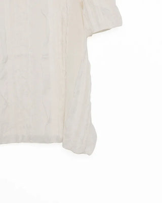 Lace frill blouse set