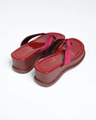 Platform thong sandals