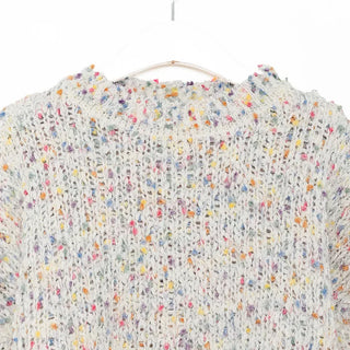 Colorful mixed-color knit