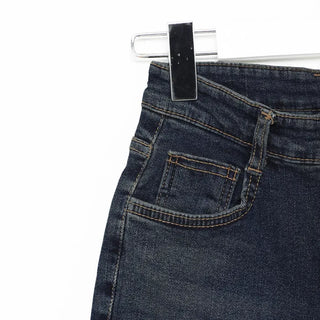 Stretch denim skinny pants