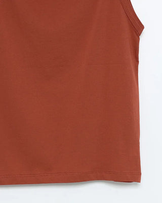 Boat neck layered camisole