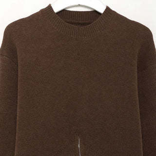 Half-zip knit