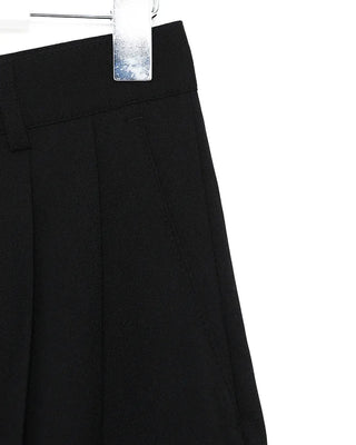 Two-pleat wide slacks
