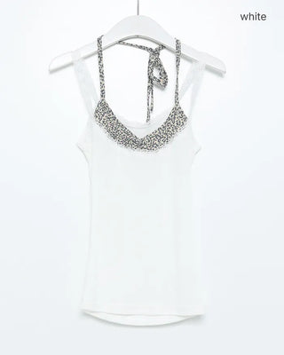 Leopard print camisole
