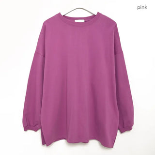 Side-slit boxy T-shirt