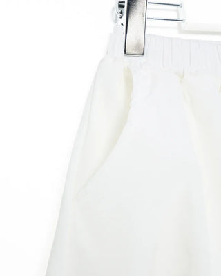 Wide-waisted elastic balloon shorts