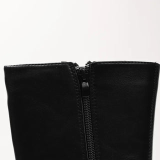 Stitched long boots