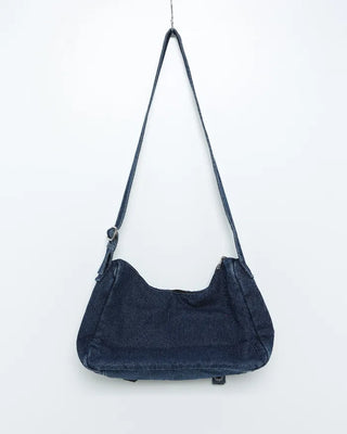 2-Pocket Denim Shoulder Bag