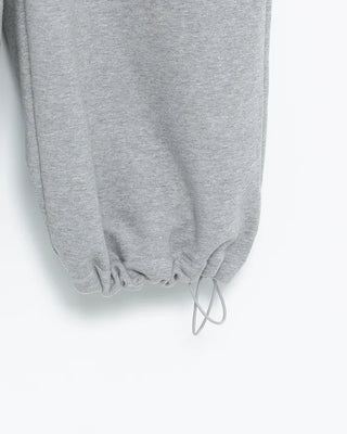 (Unisex) Check Layered Belt Loop Sweatpants