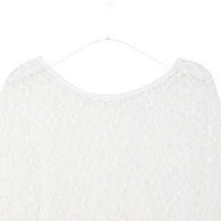 Lace long-sleeve T-shirt
