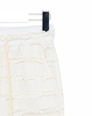 Lace detail pants