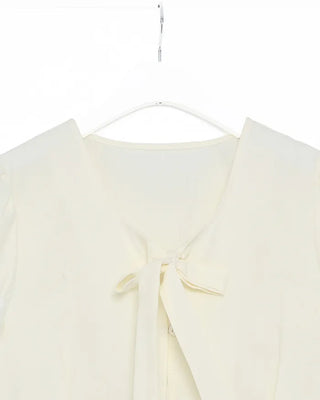 Ribbon string blouse