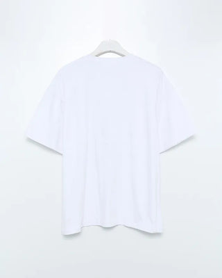 Scarf puppy point short-sleeved T-shirt