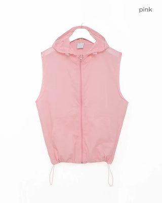 Windbreaker Hooded Vest