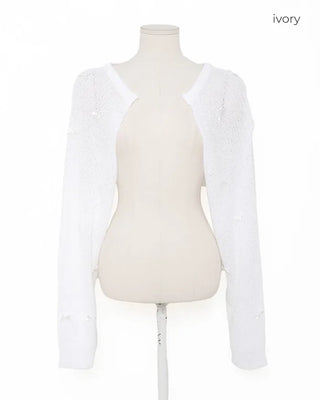 Ribbon Bolero Cardigan
