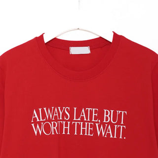 WAIT Lettering Short-Sleeve T-Shirt