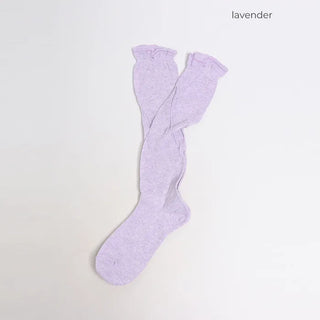 See-through knee-high socks