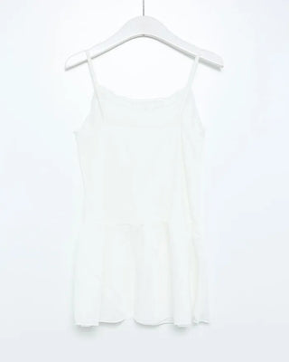 Long frill lace camisole