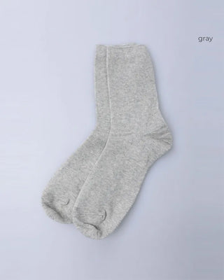 Warm-colored simple socks