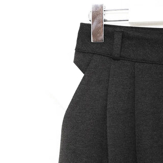 Pintuck wide slacks