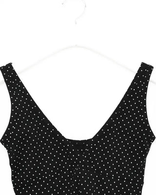 Polka Dot V-Neck Sleeveless