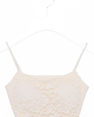 Camisole with lace pads
