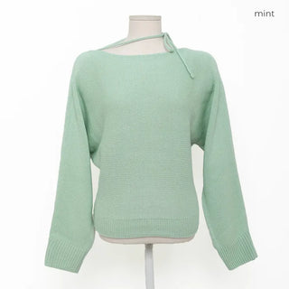 Asymmetrical Strap Knit