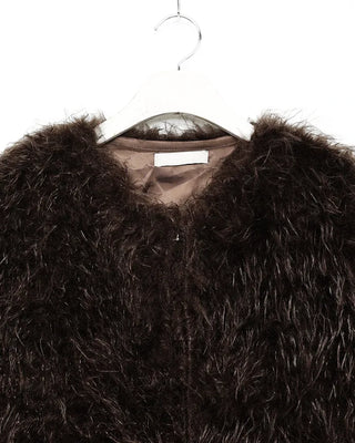 Fur short jacket
